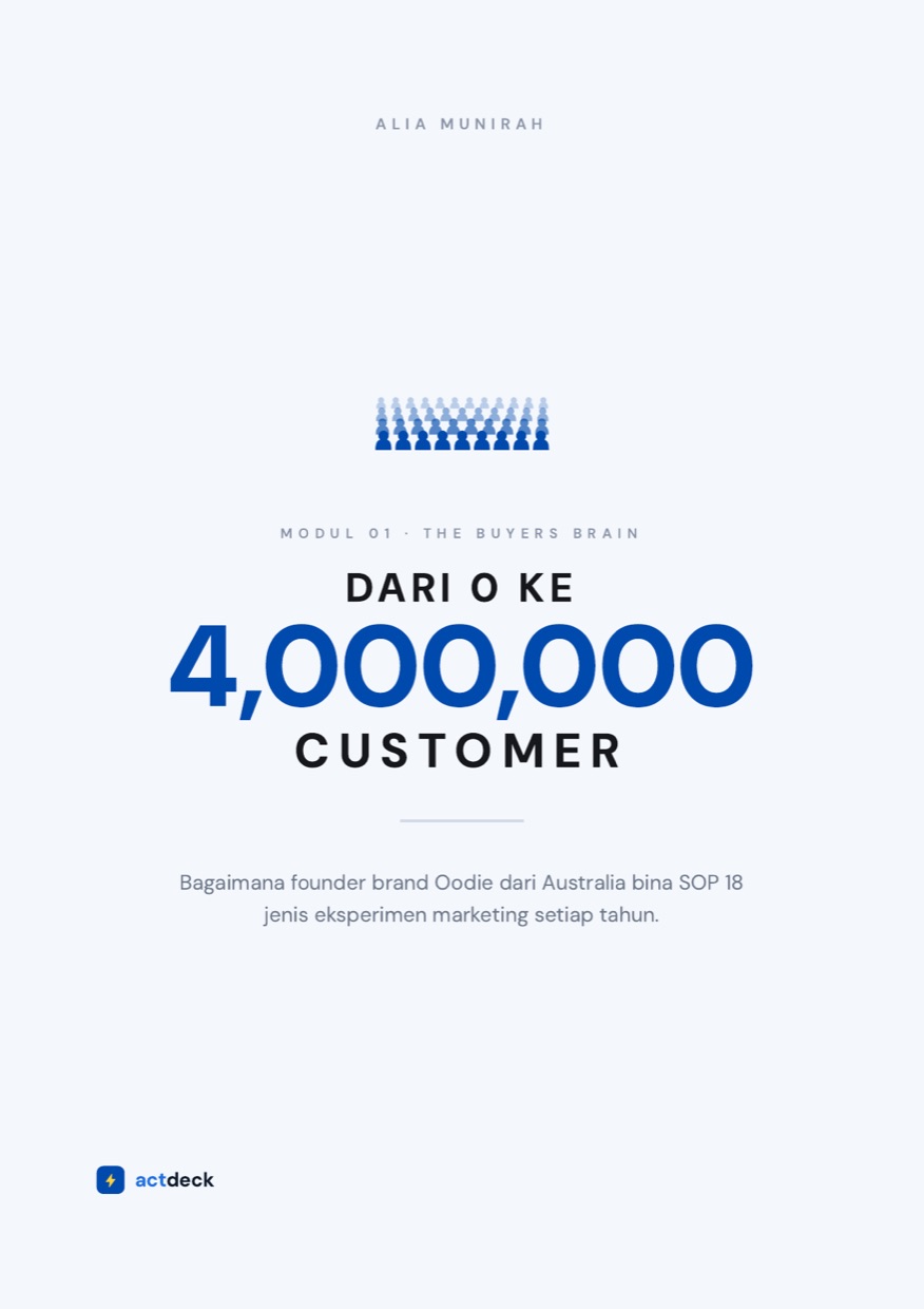 Modul 1 — Dari 0 ke 4,000,000 Customer